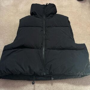 Simply Southern Black Puffer Vest